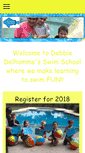 Mobile Screenshot of delhommeswimschool.com